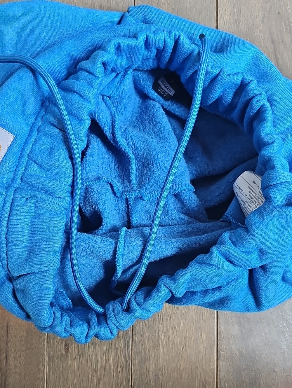 Men's Carhartt Relaxed Fit Midweight Fleece Shorts, Small, Blue - Picture 6 of 9